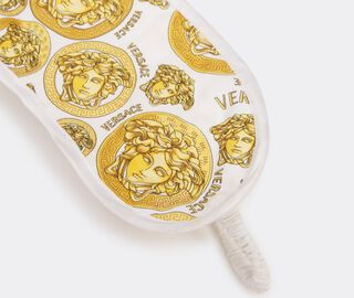 Versace 'Medusa Amplified' eye mask, white WHITE VERS22EYE207WHI