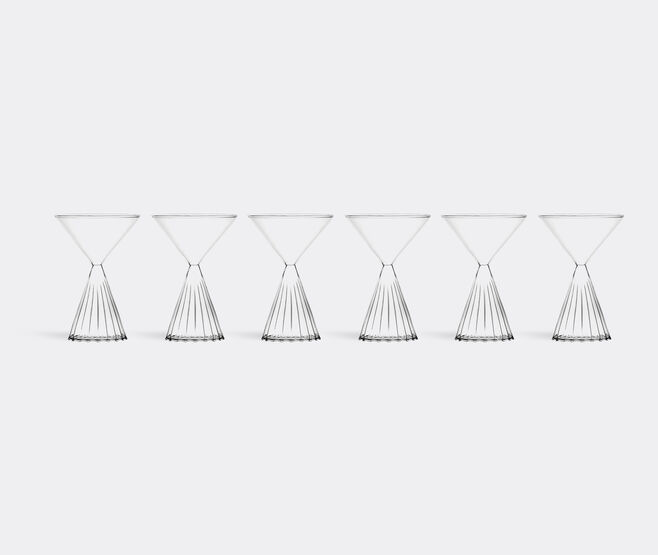 Ichendorf Milano 'Tutu' Martini glass, set of six TRANSPARENT ICMI24TUT074TRA