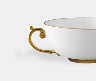 L'Objet 'Aegean' soup bowl with two handles, gold GOLD LOBJ23AEG445GOL