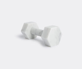 Addition Studio Marble dumbbell, carrara WHITE ADDI18MAR260WHI