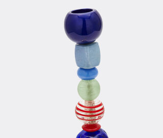 POLSPOTTEN 'Beads' candle holder, small, multicolor MULTICOLOUR POLS25CAN485MUL