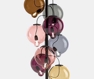 Cappellini 'Meltdown' floor lamp, eight globes, US plug MULTICOLOUR CAPP20LAM952MUL