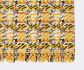 Gucci 'Tartan Plaid' throw, mustard YELLOW GUCC20TAR998YEL