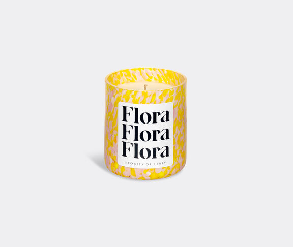 Stories of Italy 'Macchia su Macchia' scented candle, Flora Yellow & Pink ${masterID}