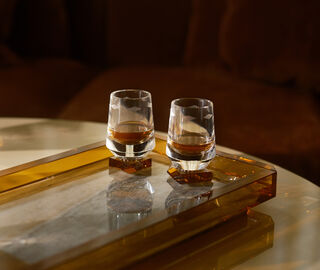Reflections Copenhagen 'Savor' glass, set of two, amber and clear MULTICOLOUR REFL25SAV237MUL