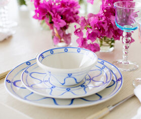 THEMIS Z &#39;Serenity&#39; dinner plate, blue BLUE THEM24SER873BLU