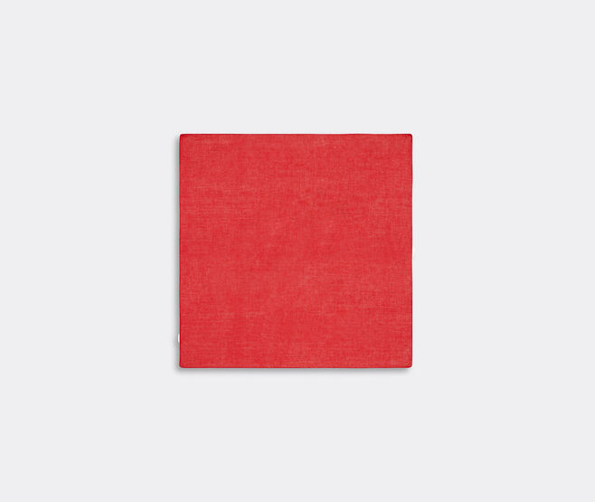 Lisa Corti Napkin, set of six, red RED LICO23HAN141MUL