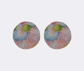 Les-Ottomans &#39;Ortensie&#39; dessert plate, set of two MULTICOLOUR OTTO23ORT742MUL