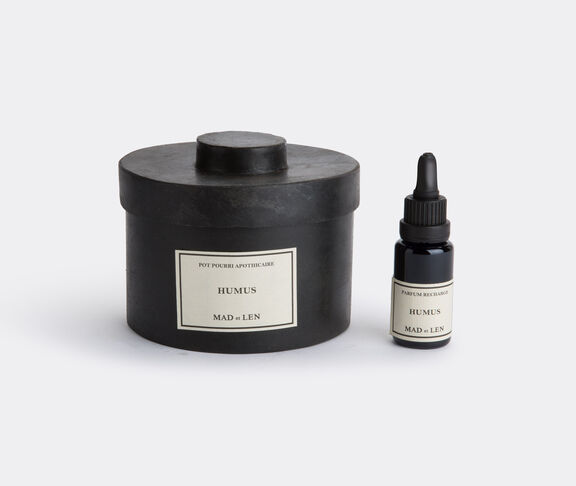Mad et Len D'Apothicaire' pot pourri totem, Humus BLACK MALE18POT690BLK
