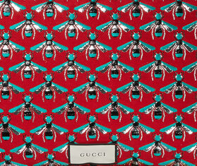 Gucci 'Leopard' velvet cushion GREEN GUCC18CUS865GRN