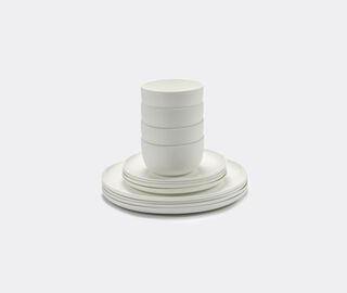 Serax 'Base' dinner set, set of twelve, white WHITE SERA24SER184WHI