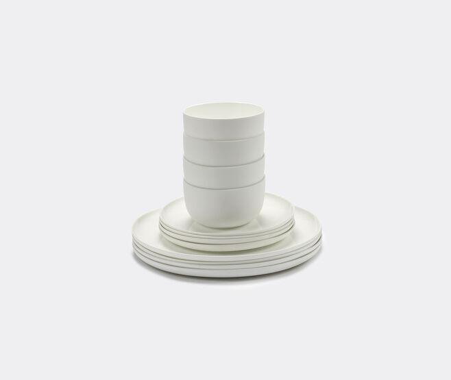 Serax 'Base' dinner set, set of twelve, white WHITE SERA24SER184WHI