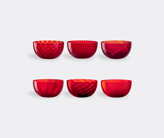 NasonMoretti 'Idra' assorted cup, set of six, red RED NAMO23IDR620RED