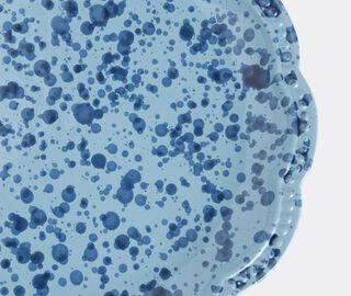 Cabana 'Speckled' dinner plate, blue BLUE CABA23SPE583BLU
