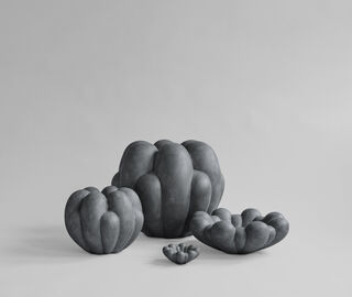 101 Copenhagen 'Bloom' tray, big, dark grey GREY COPH22BLO409GRY