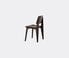 Vitra 'Chaise Tout Bois' chair, dark oak dark oak, glides with felt for VITR20CHA059BRW
