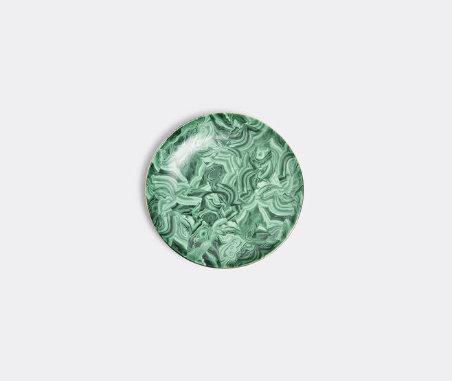 L'Objet 'Malachite' round platter MULTICOLOUR LOBJ15MAL050GRN