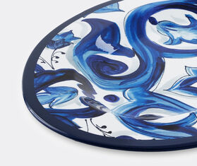Dolce&amp;Gabbana Casa &#39;Blu Mediterraneo&#39; round wooden tray MULTICOLOUR DGCA22WOO926MUL