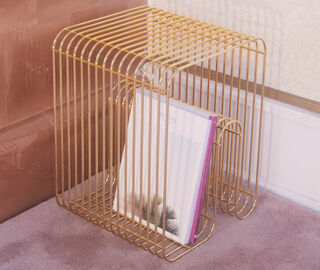 AYTM 'Curva' stool, gold GOLD AYTM21CUR399GOL