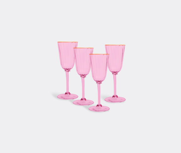 La DoubleJ Wine glasses, set of four, pink Fuxia ${masterID}