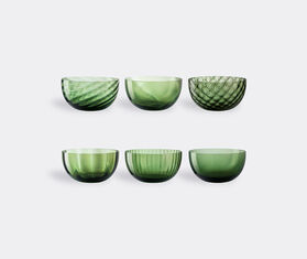 NasonMoretti &#39;Idra&#39; assorted cups, set of six, soraya green GREEN NAMO23IDR675GRN
