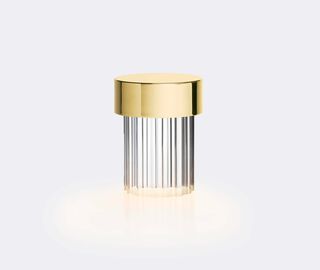 Flos 'Last Order' portable lamp, fluted BRASS FLOS23LAS523BRA