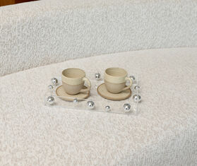 By Gabs 'Bandeja Match' tray, small, silver SILVER GABS24BAN707SIL