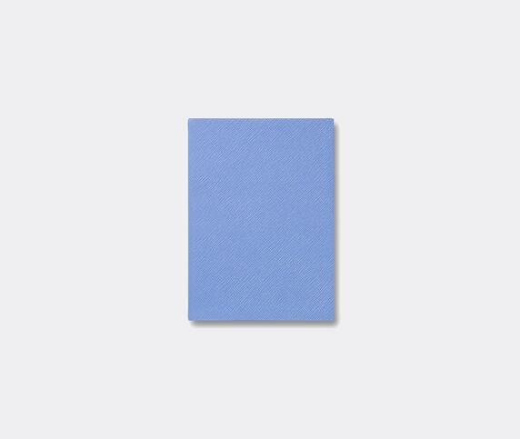Smythson 'Soho' notebook, Nile blue  SMYT19NOT723BLU