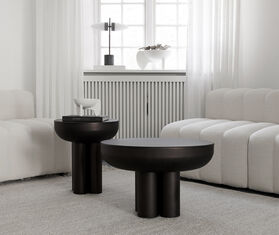 101 Copenhagen &#39;Crown&#39; table, coffee, tall BROWN COPH22CRO785BEI