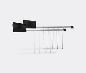 Alessi 'Pliss&eacute;' toaster racks, black BLACK ALES21PLI698BLK