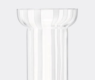 LSA International 'Stripe' vase, large, white WHITE LSAI25STR740WHI