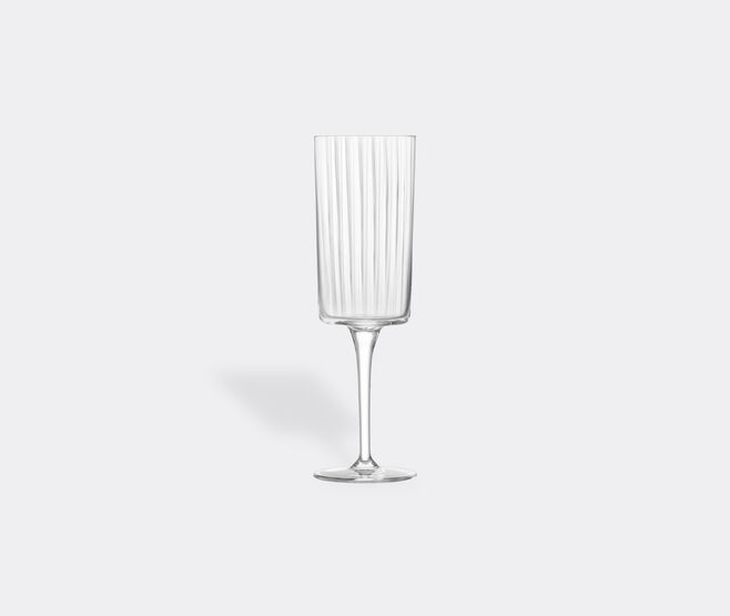 LSA International 'Gio Line' champagne flute, set of four, clear TRANSPARENT LSAI23GIO293TRA