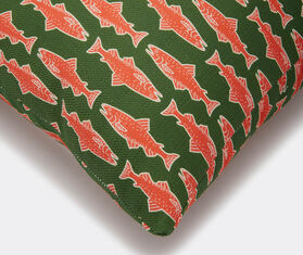 La DoubleJ 'Como Fish' cushion, green GREEN LADJ23CUS811MUL