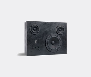 Transparent 'Steel Speaker', black BLACK TRAN23STE115BLK