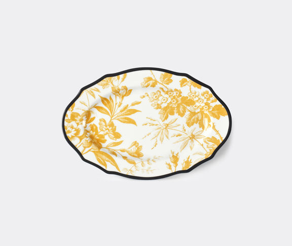 Gucci 'Herbarium' oval tray, yellow Sunset, Yellow ${masterID}