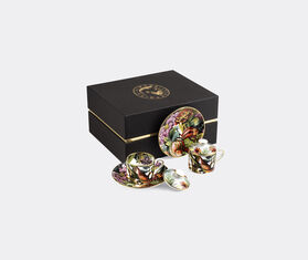 Simone Guidarelli Home 'Jungle' lidded teacup and saucer, set of two, multicolor MULTICOLOUR SIMO26JUN669MUL