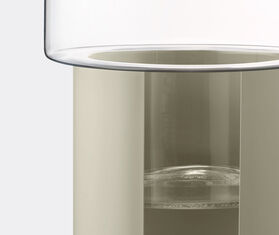 LSA International 'Terrazza' planter, clear and concrete grey, wide TRANSPARENT LSAI22TER169TRA