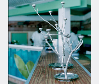 POLSPOTTEN 'Twiggy' candle holder silver SILVER POLS22TWI743SIL