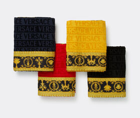 Versace 'I Love Baroque' beach towel, black BLACK VERS22BEA875BLK