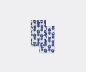 La DoubleJ &#39;Pineapple Blu&#39; tablemat, set of two BLUE LADJ20TAB417BLU