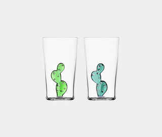 Ichendorf Milano 'Desert Plants' glass, set of six, tall TRANSPARENT ICMI23DES066TRA
