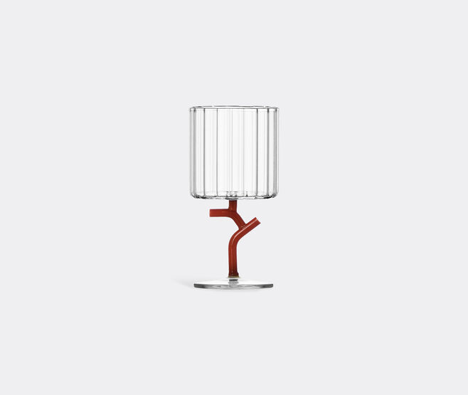 Ichendorf Milano 'Amaranta' stemmed glass, set of six, coral MULTICOLOUR ICMI23SET417RED