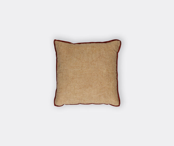 Pomax 'Alpha Opposites' cushion, honey and brown MULTICOLOUR POMA26CUS096MUL