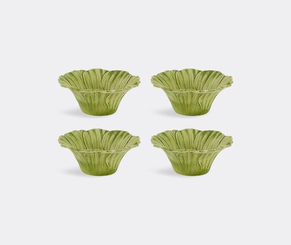 Bordallo Pinheiro 'Maria Flor' bowl, set of four, green undefined ${masterID}