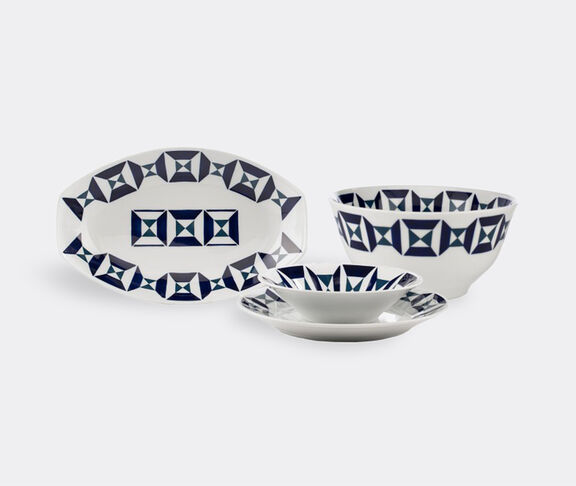 Sargadelos 'Paxarico' dinner service, 18 pieces MULTICOLOUR SARG21PAX107WHI