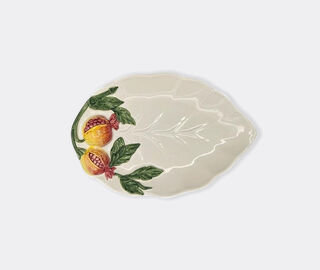 Les-Ottomans 'Pomegranate' leaf platter, multicolor MULTICOLOUR OTTO25POM577MUL