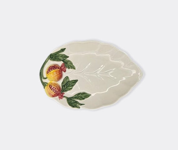 Les-Ottomans 'Pomegranate' leaf platter, multicolor MULTICOLOUR OTTO25POM577MUL