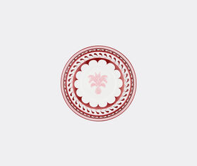 Aquazzura Casa &#39;Jaipur&#39; charger plate, bordeaux and pink MULTICOLOUR AQUA23JAI423MUL