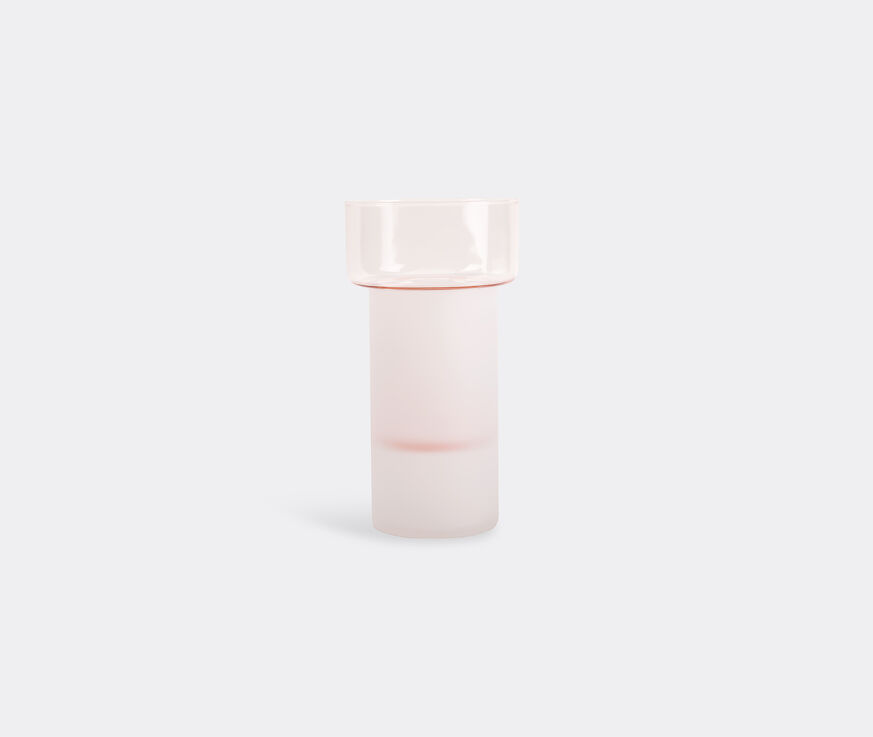 XLBoom 'Benicia Vase Two', white and pink  XLBO19BEN274PIN