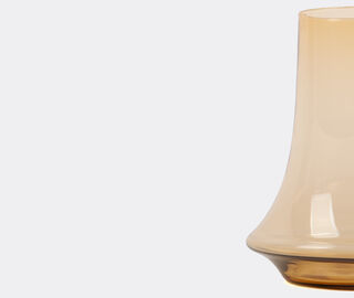 XLBoom 'Spinn' vase, medium, light amber AMBER XLBO22SPI447AMB